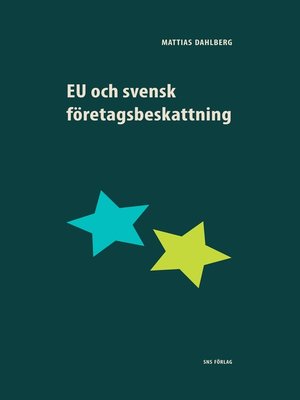 cover image of EU och svensk företagsbeskattning